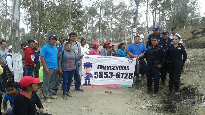 Policía de Chimalhuacán refuerza círculos de seguridad