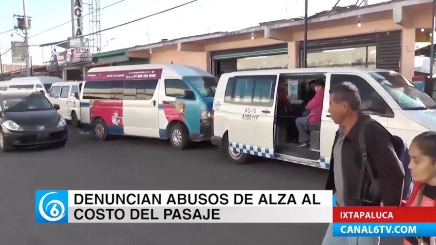 Usuarios del transporte público denuncian alza ilegal a la tarifa del pasaje