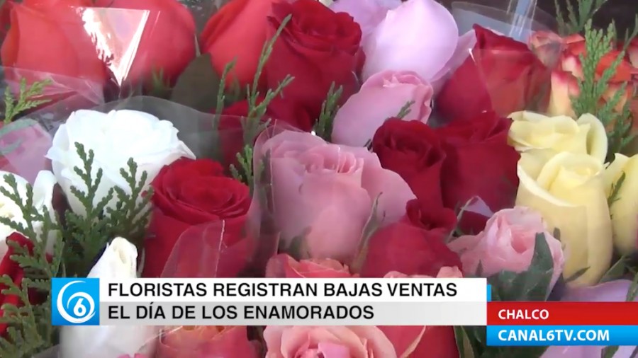 Floristas registraron bajas en sus ventas en este febrero