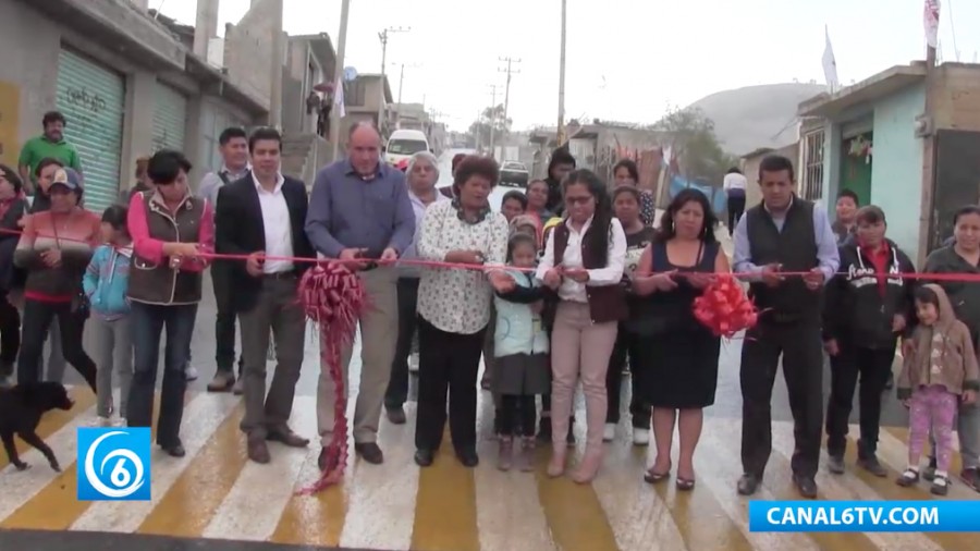 Pavimentaciones en las colonias Guadalupana y el Contadero