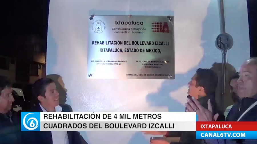 Rehabilitación del Boulevard de la colonia Izcalli