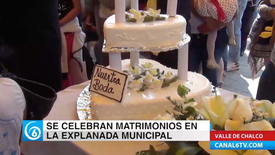 Valle de Chalco celebra matrimonios comunitarios