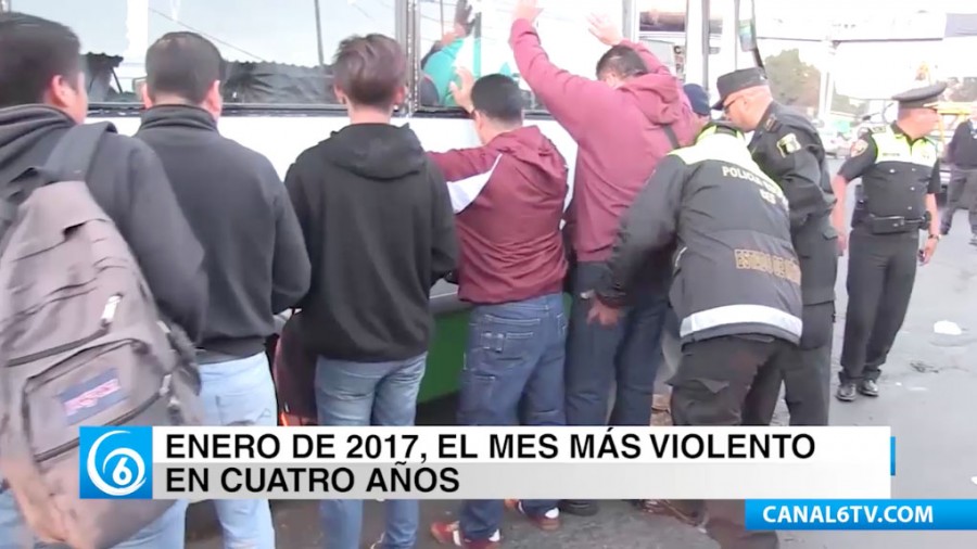 Enero 2017, el mes más violento en cuatro años