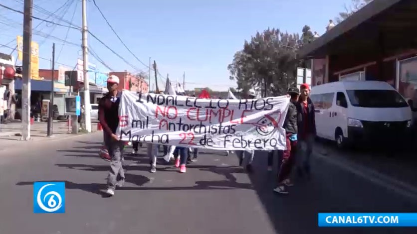 Habitantes de Ecatepec se manifestaron contra el Alcalde Indalecio Ríos