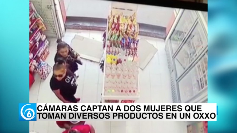 VIDEO: Mujeres roban en Oxxo de Tlalmanalco