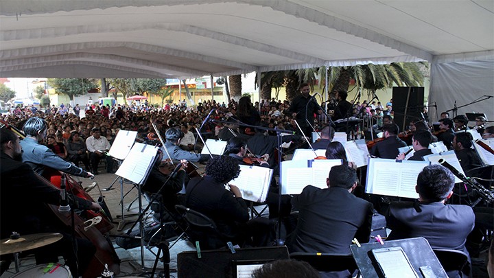 Ixtapaluquenses vibraron con la Orquesta Sinfónica Mexiquense