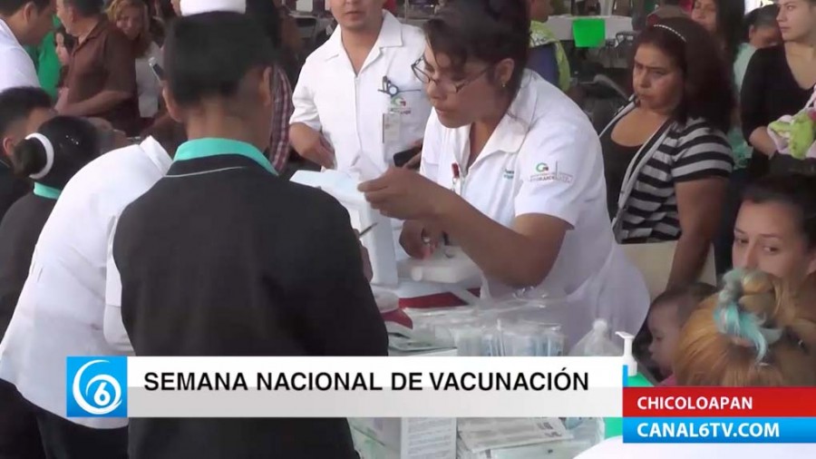 Inicia la primera semana nacional de vacunación en Chicoloapan