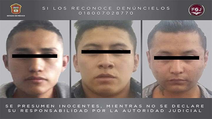 TRES SUJETOS FUERON DETENIDOS POR ROBO A CUENTAHABIENTE EN IXTAPALUCA