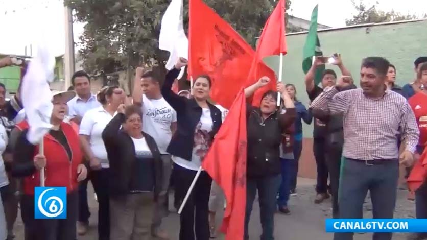 Diputada federal, Maricela Serrano, gestiona pavimentaciones en la colonia Culturas de México en Chalco