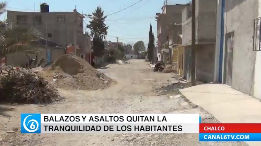 Incrementa la inseguridad en la colonia Nueva San Isidro, Chalco