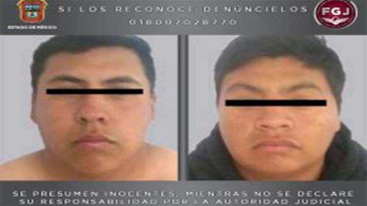 DETIENEN EN CHIMALHUACÁN A DOS PRESUNTOS ASALTANTES