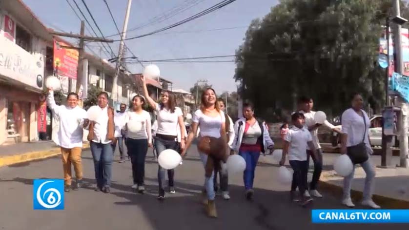 Caminata del día de la familia en Chimalhuacán