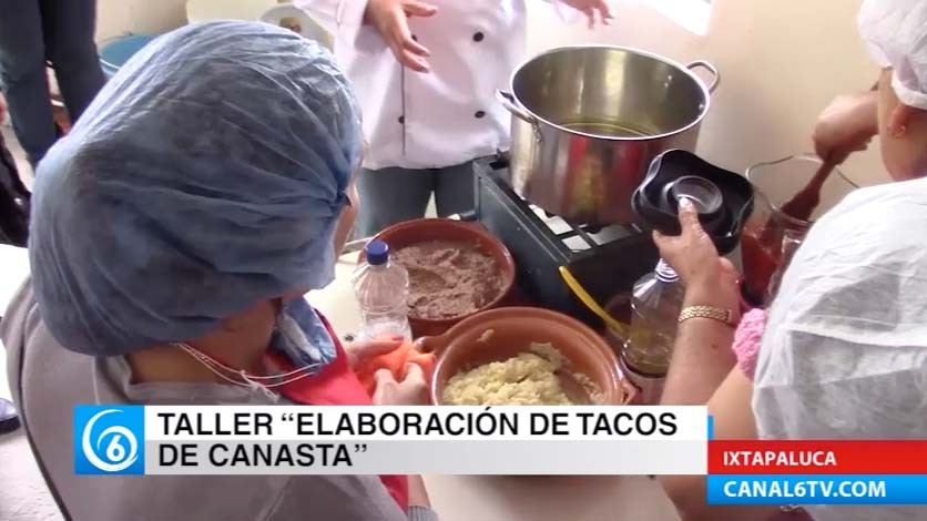 Dirección de Desarrollo Rural imparte taller de realización de tacos de canasta