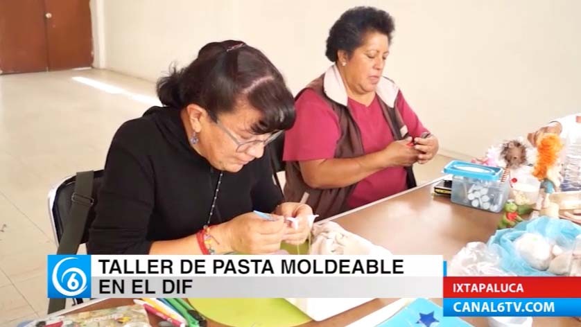 DIF de Ixtapaluca realiza taller de pasta moldeable