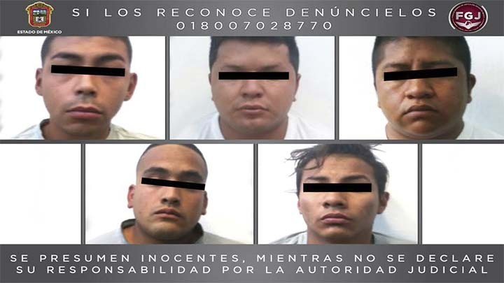 A PROCESO CINCO PRESUNTOS ASALTANTES DETENIDOS EN CHIMALHUACÁN