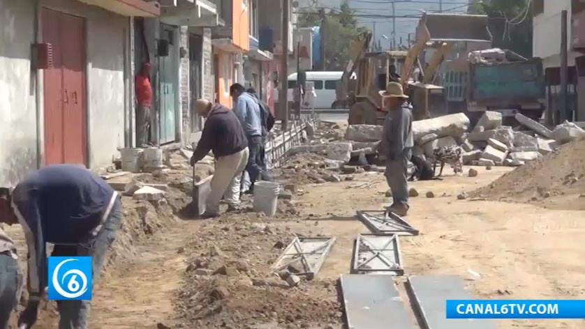 Pavimentación de la avenida Norte 26 en la colonia Santiago de Valle de Chalco