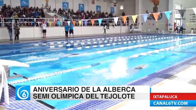 Aniversario de la alberca semi olímpica en el Tejolote