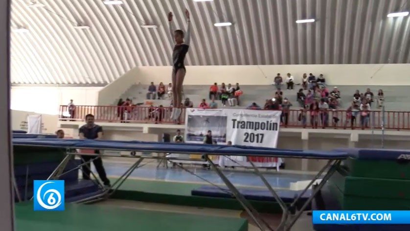 Chimalhuacán fue sede del selectivo de gimnasia de trampolín