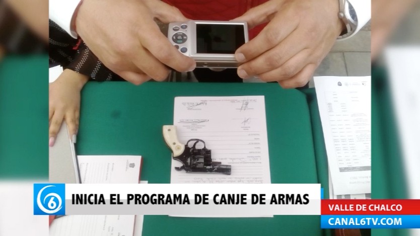 Inicia el programa de canje de armas en Valle de Chalco