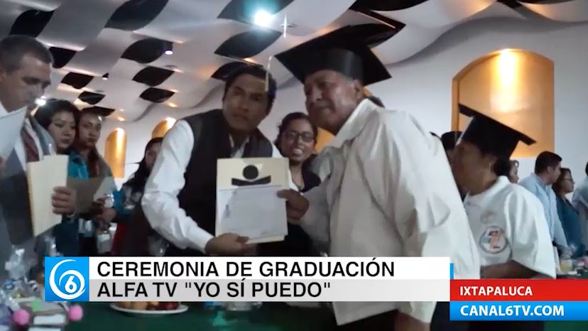 Graduación de la segunda generación del programa Alfa Tv Yo Sí Puedo