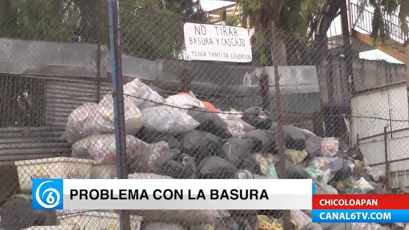 Problemática de basura en la colonia Ejército del Trabajo en Chicoloapan