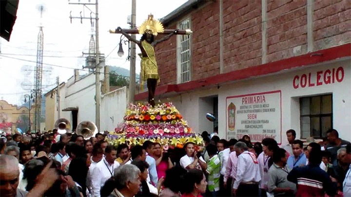 Próximos a las festividades en honor al Santo de las Agonias en Juchitepec