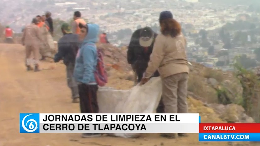 Llevaron a cabo limpieza en el Cerro del Elefante por el problema de basura que dejaron visitantes al viacrucis
