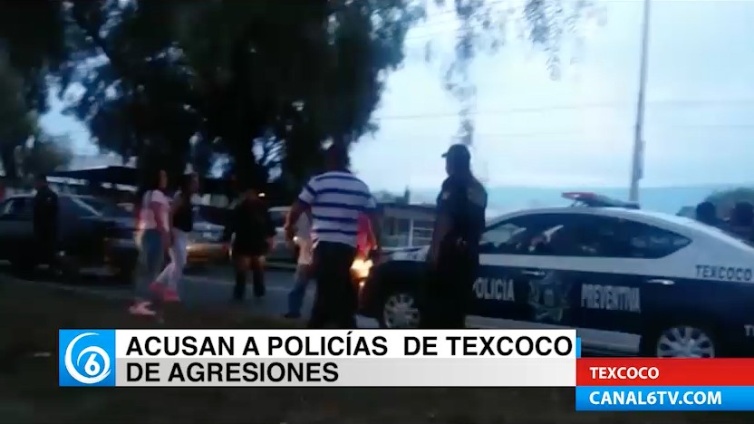 Acusan a policías de Texcoco de agredir a familia