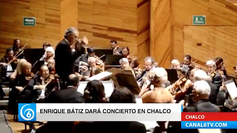 Enrique Bátiz, director de la orquesta del Edomex realizará concierto en Chalco