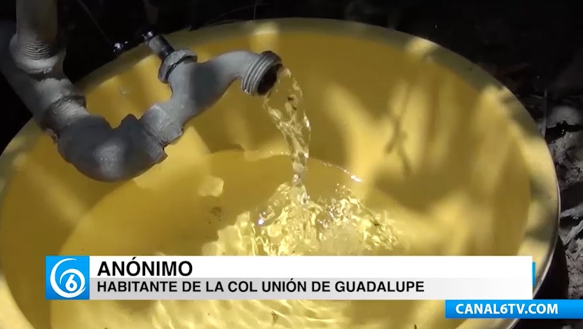 Habitantes de la colonia Unión de Guadalupe en Chalco denuncian mala calidad del agua