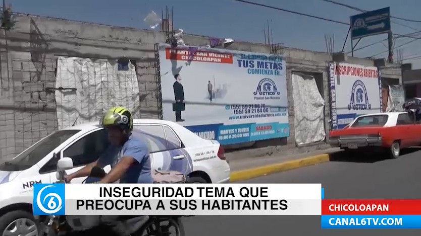 Habitantes de las zonas alejadas de la cabecera municipal de Chicoloapan piden mayor seguridad