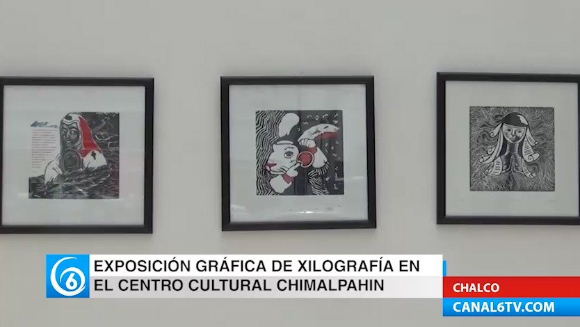 Exposición  de xilografía en el Centro Cultural Chimalpahin