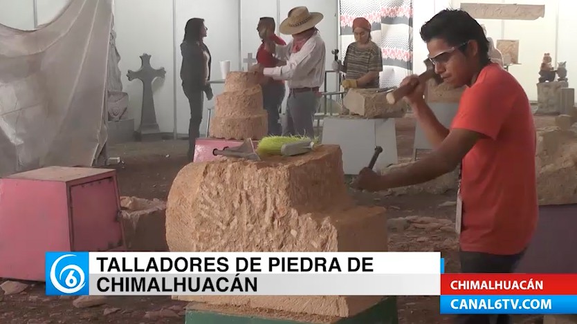 Concurso de talladores de piedra en Chimalhuacán