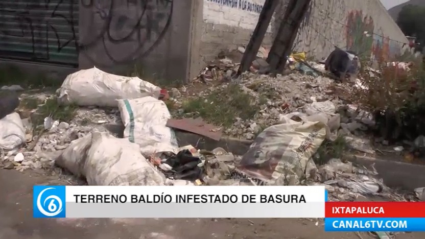 Vecinos de Tlapacoya piden resolver problemática de basura