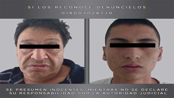 DOS PRESUNTOS EXTORSIONADORES FUERON DETENIDOS EN ECATEPEC