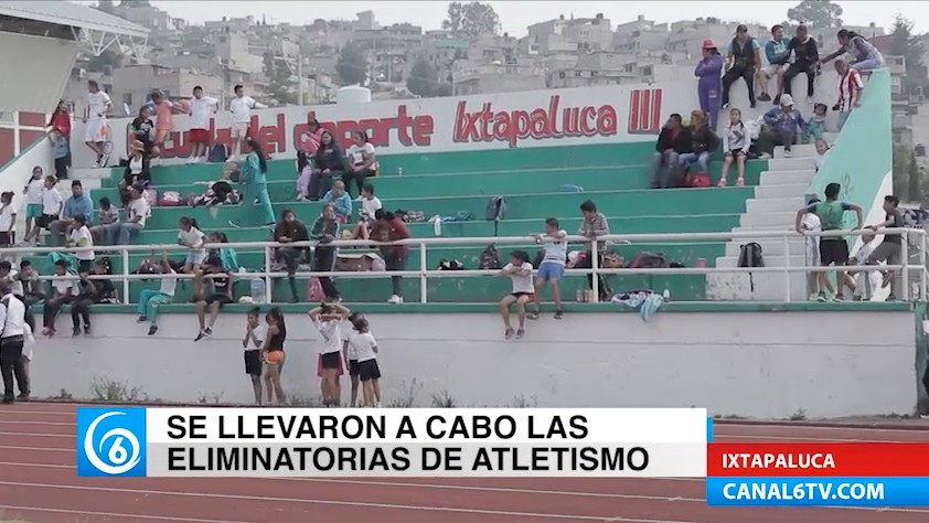 Eliminatoria de atletismo en Ixtapaluca