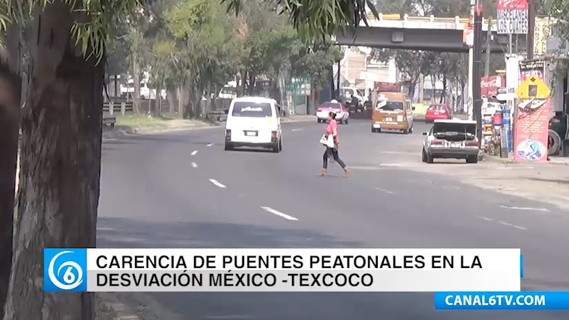 Falta de puentes peatonales en Los Reyes La Paz