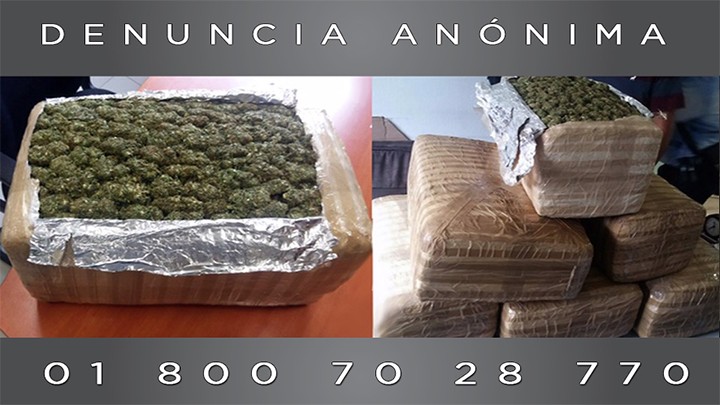 FUERON ASEGURADOS 90 KILOS DE MARIHUANA EN CUAUTITLÁN IZCALLI