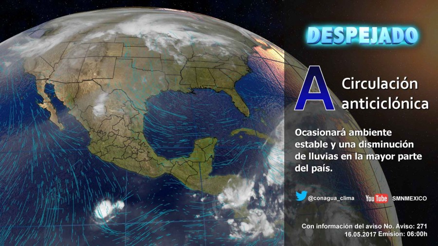 PRONÓSTICO METEREOLÓGICO DE LA REPÚBLICA MEXICANA