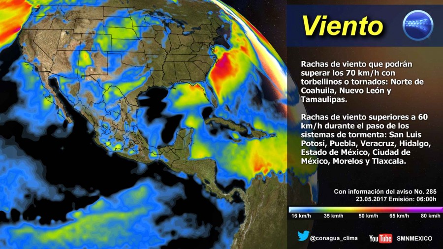 PRONÓSTICO METEREOLÓGICO DE LA REPÚBLICA MEXICANA