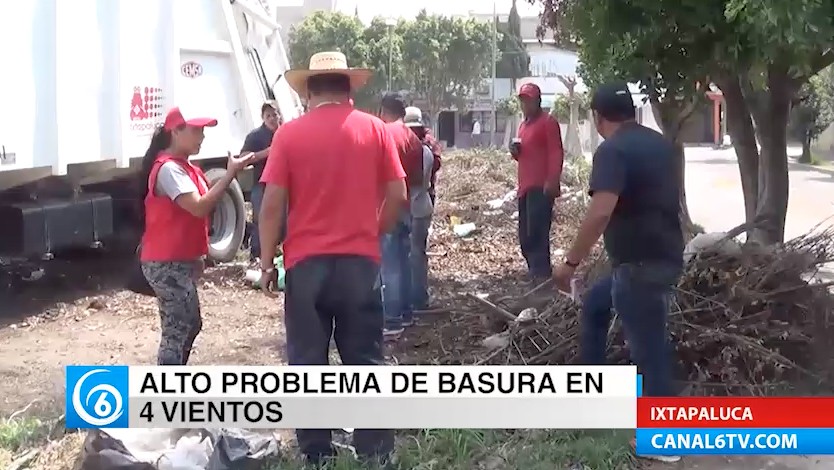 Recolectan toneladas de basura en Cuatro Vientos