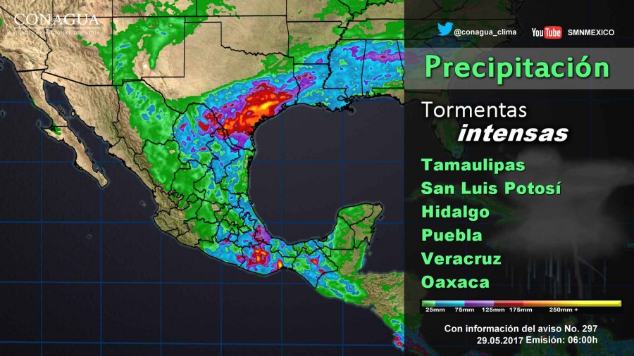 PRONÓSTICO METEREOLÓGICO DE LA REPÚBLICA MEXICANA