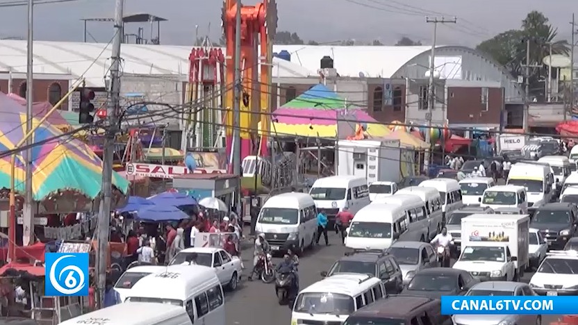 Despliegan operativos de seguridad en la feria del Señor de los Milagros Ixtapaluca