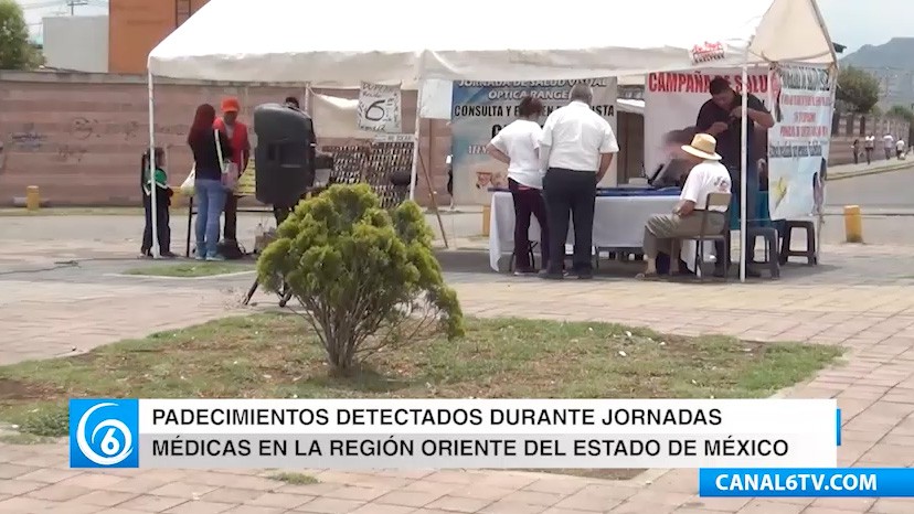 Detectan diversos padecimientos durante jornada médica en Chalco