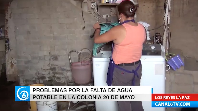 Habitantes de la colonia 20 de mayo reportan problemas por la falta de agua potable