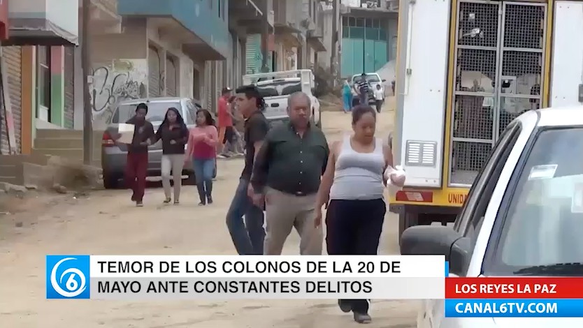 Temor de los vecinos de la colonia 20 de mayo por el alto índice de inseguridad