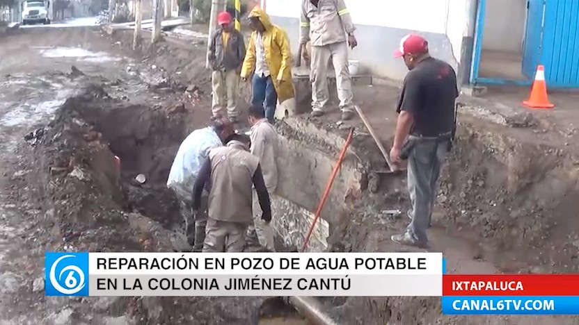 Reparan válvulas de pozo en la colonia Jiménez Cantú