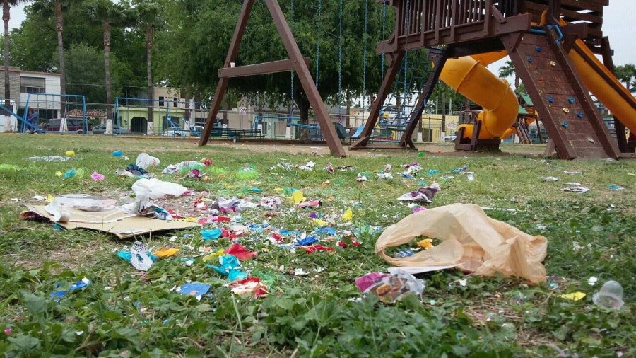 Parque ubicado en la colonia San Miguel presenta deterioro por la falta de mantenimiento