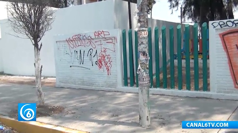 Continúa vandalismo en el parque Francisco Villa en La Paz