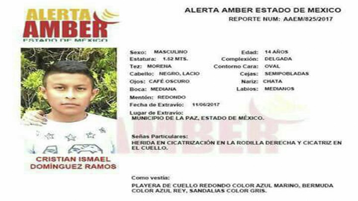 Alerta Amber Estado de México